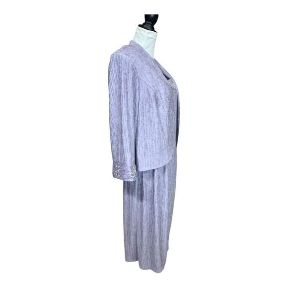 Brianna Milay  Womens Jacket Dress Plus lavender haze 16w - Picture 10 of 16